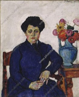 Porträt von O. Konchalovskaya Porträt von O. Konchalovskaya