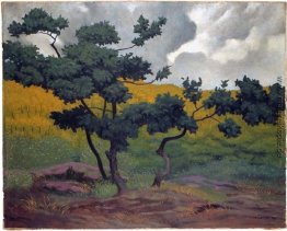 Landschaft in Holz Landschaft in Holz