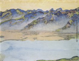 Steigenden Nebel in den Savoyer Alpen Steigenden Nebel in den Savoyer Alpen