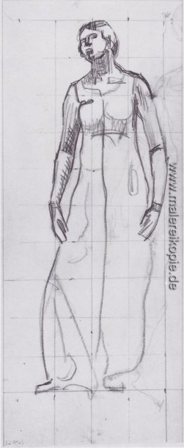 Stehende Gewandfigur Stehende Gewandfigur