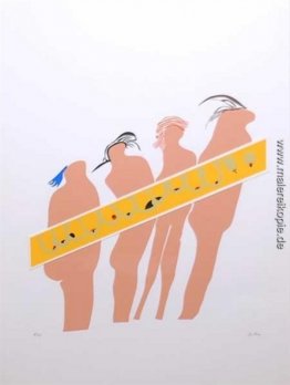 Vier Übermäßige Frauen Vier Übermäßige Frauen