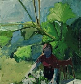 Frau mit Blumen Frau mit Blumen