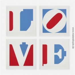 Vier-Panel-Liebe Vier-Panel-Liebe