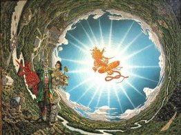 Psychic Fußgänger auf einer Spirale Horizon (Barycenter) Psychic Fußgänger auf einer Spirale Horizon (Barycenter)