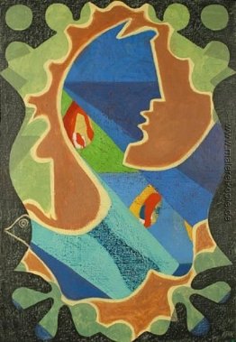 Vogel-Frau Vogel-Frau