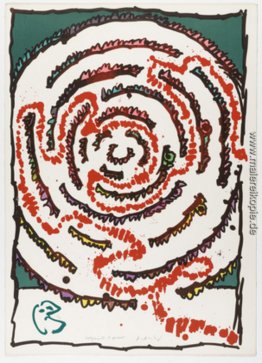 Platte V aus dem Portfolio Ceremonial Labyrinthe (Labyrinthes d' Platte V aus dem Portfolio Ceremonial Labyrinthe (Labyrinthes d'