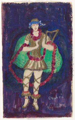 Kostüm-Design (Nijinsky) für Künstler Ballett "Orphée der Quat-z Kostüm-Design (Nijinsky) für Künstler Ballett "Orphée der Quat-z