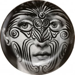 Theme & Variations Dekorative Platte # 9 (Tattoo-Gesicht) Theme & Variations Dekorative Platte # 9 (Tattoo-Gesicht)