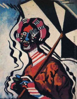 Junge Frau mit einem Regenschirm Junge Frau mit einem Regenschirm