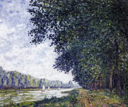 Ufer der Orne bei Benouville Ufer der Orne bei Benouville