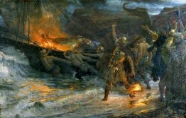 Das Begräbnis eines Wikinger Das Begräbnis eines Wikinger