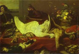 Stillleben von Spiel und Schalentiere Stillleben von Spiel und Schalentiere