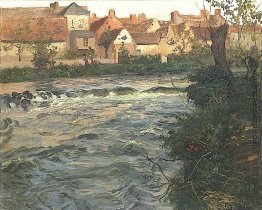 Landschaft und Fluss Landschaft und Fluss