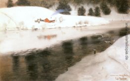 Winter am Fluss Simoa Winter am Fluss Simoa