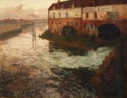 Alte Fabrik an der Somme (Abend) Alte Fabrik an der Somme (Abend)