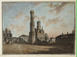 Iwan der Große Glockenturm und Chudov Kloster im Kreml Iwan der Große Glockenturm und Chudov Kloster im Kreml