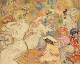 Junge Frauen im Garten Junge Frauen im Garten