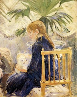 Mädchen mit Hund Mädchen mit Hund