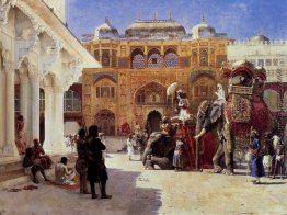 Ankunft von Prince Humbert, der Rajah, im Palast der Bernstein Ankunft von Prince Humbert, der Rajah, im Palast der Bernstein