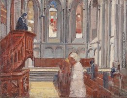 Das Gebet in der Kathedrale von St. Pierre, Genf Das Gebet in der Kathedrale von St. Pierre, Genf