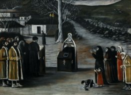 Gebet in einem Dorf Gebet in einem Dorf