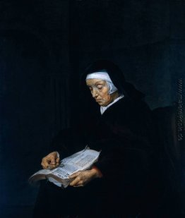 Old Woman Meditieren Old Woman Meditieren