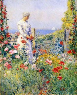 Im Garten (auch bekannt als Celia Thaxter in ihrem Garten Im Garten (auch bekannt als Celia Thaxter in ihrem Garten