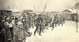 Bei den Arbeiterstadtrand in den Tagen der Sturz der Autokratie Bei den Arbeiterstadtrand in den Tagen der Sturz der Autokratie