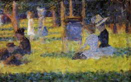 Studie für "Ein Sonntagnachmittag auf der Insel La Grande Jatte" Studie für "Ein Sonntagnachmittag auf der Insel La Grande Jatte"