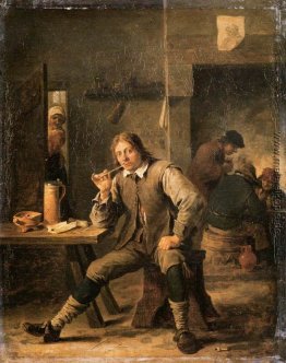 Ein Raucher, auf einem Tisch Ein Raucher, auf einem Tisch