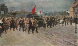 Bei den Arbeiterstadtrand von den Tagen der Sturz der Autokratie Bei den Arbeiterstadtrand von den Tagen der Sturz der Autokratie