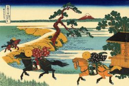 Den Bereichen Sekiya von der Sumida Fluss Den Bereichen Sekiya von der Sumida Fluss