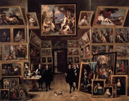 Der Erzherzog Leopold Wilhelm in seiner Gemäldegalerie in Brüsse Der Erzherzog Leopold Wilhelm in seiner Gemäldegalerie in Brüsse