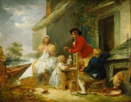 Der Cottage-Tür Der Cottage-Tür