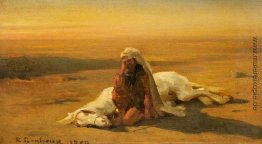 Arabischen und ein totes Pferd Arabischen und ein totes Pferd
