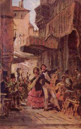 Italienische Straßensänger Italienische Straßensänger