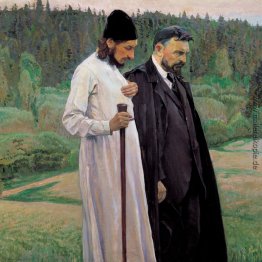 Die Philosophen: Portrait Sergej Bulgakow und Pavel Florenskiy Die Philosophen: Portrait Sergej Bulgakow und Pavel Florenskiy