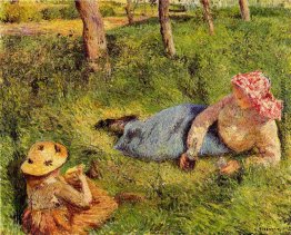 Die Zwischenmahlzeit, Kind und junge Bauern im Ruhezustand Die Zwischenmahlzeit, Kind und junge Bauern im Ruhezustand