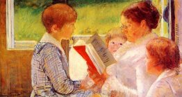 Frau Cassatt Lesen zu ihren Enkelkindern Frau Cassatt Lesen zu ihren Enkelkindern