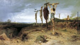 Cursed Feld. Erfüllungsort im alten Rom. Crucified Slave Cursed Feld. Erfüllungsort im alten Rom. Crucified Slave