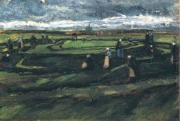 Frauen flicken Netze in den Dünen Frauen flicken Netze in den Dünen