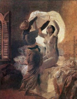 In einem Harem. "Mit Allahs Sortieren Unterwäsche sollte geänder In einem Harem. "Mit Allahs Sortieren Unterwäsche sollte geänder