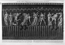 Flachrelief in einem Marmor-Vase in die bestehende Palast der Vi Flachrelief in einem Marmor-Vase in die bestehende Palast der Vi