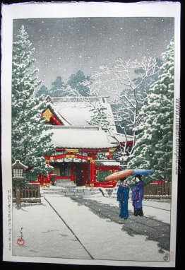 Schnee am Hinoeda Schrein Schnee am Hinoeda Schrein