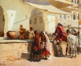 A Street Market Scene, Indien A Street Market Scene, Indien