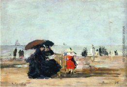 Trouville, Beach Scene Trouville, Beach Scene