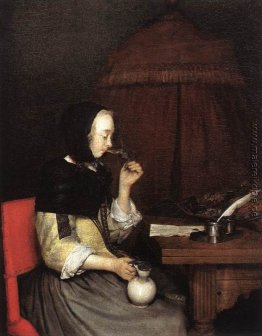 Frau trinkt Wein Frau trinkt Wein