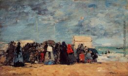 Trouville, Beach Scene Trouville, Beach Scene