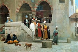 Verlassen der Moschee Verlassen der Moschee