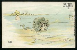 Jungen und Mädchen auf dem Meer Jungen und Mädchen auf dem Meer